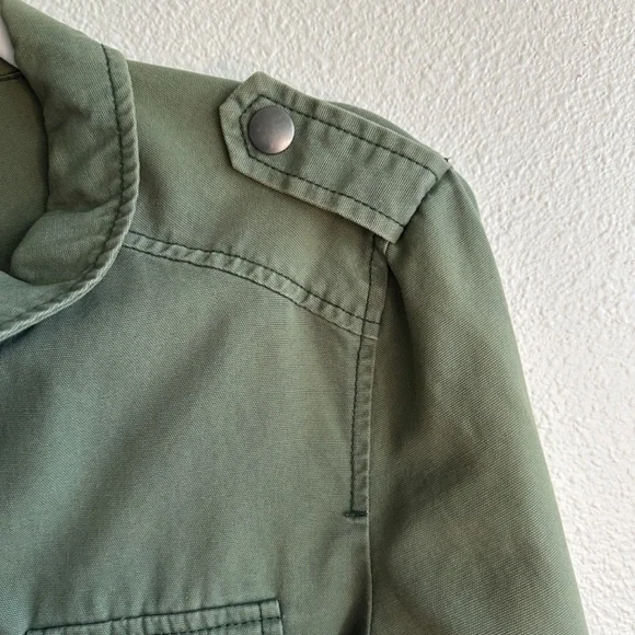 Rubbish Army Jacket Green Women Size M Cargo Military Pockets - Picture 4 of 12